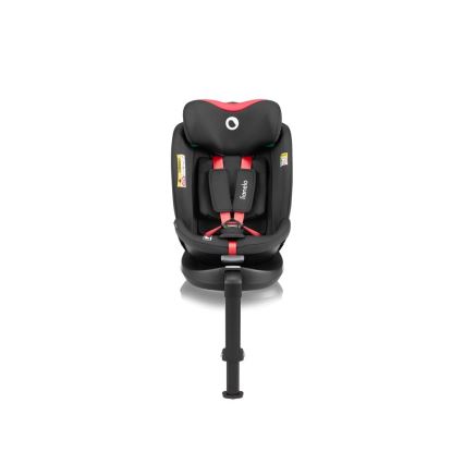 Lionelo - Automobilio sėdynė su baze swivel NAVY i-Dydis 40-150 cm juoda/raudona
