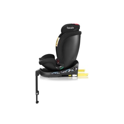 Lionelo - Automobilio sėdynė su baze swivel NAVY i-Dydis 40-150 cm juoda/raudona