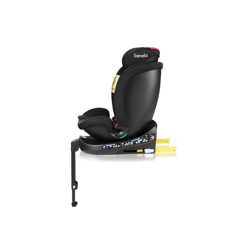 Lionelo - Automobilio sėdynė su baze swivel NAVY i-Dydis 40-150 cm juoda/raudona