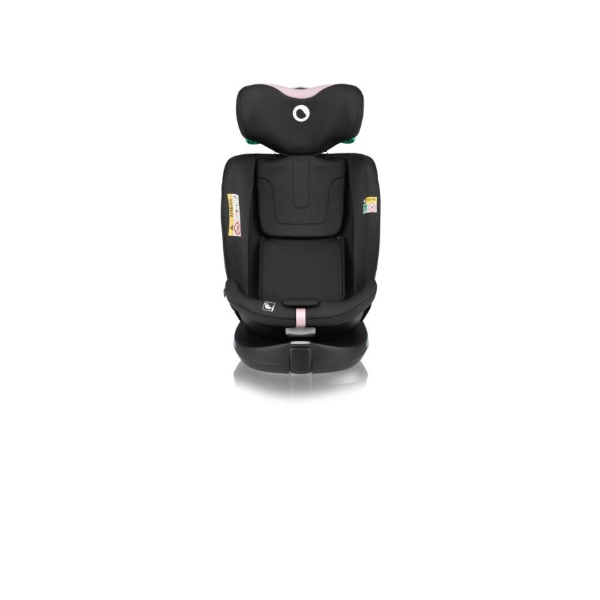 Lionelo - Automobilio sėdynė su baze swivel NAVY i-Dydis 40-150 cm juoda/rausva