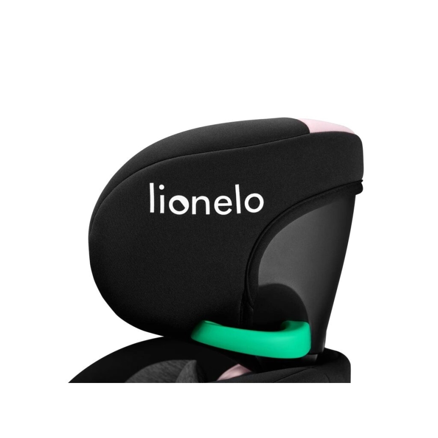 Lionelo - Automobilio sėdynė su baze swivel NAVY i-Dydis 40-150 cm juoda/rausva