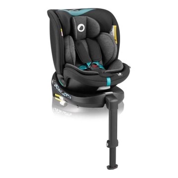 Lionelo - Automobilio sėdynė su baze swivel NAVY i-Dydis 40-150 cm juoda/turkis