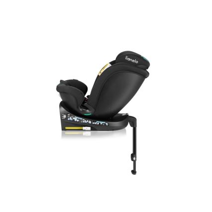 Lionelo - Automobilio sėdynė su baze swivel NAVY i-Dydis 40-150 cm juoda/turkis