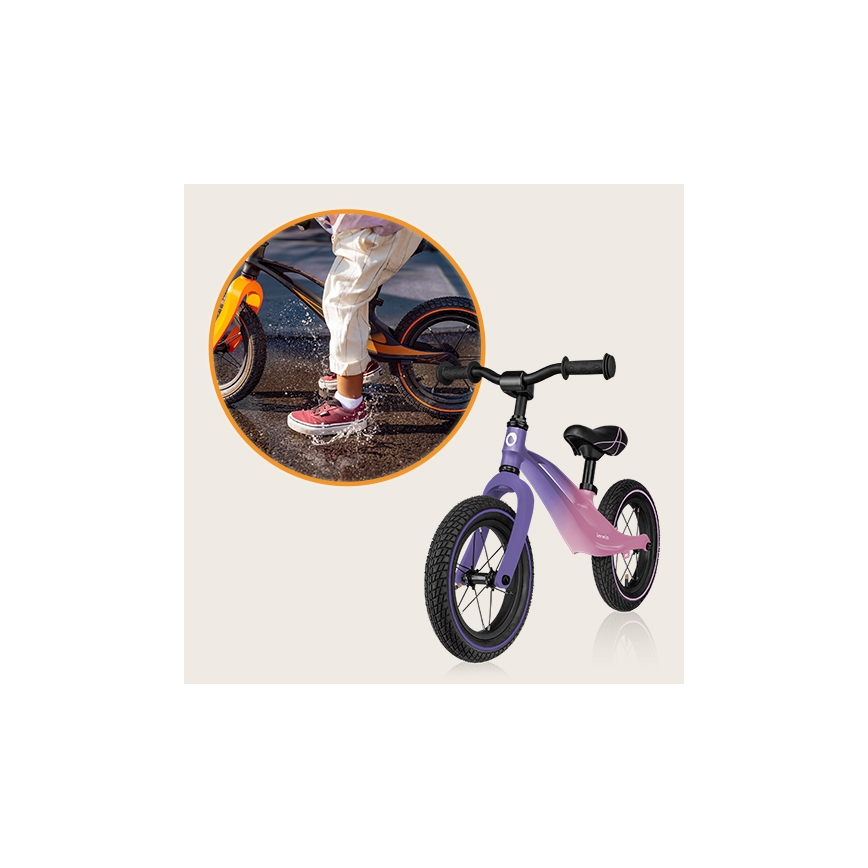 Lionelo - Balansinis dviratukas BART AIR violetinė/rožinė