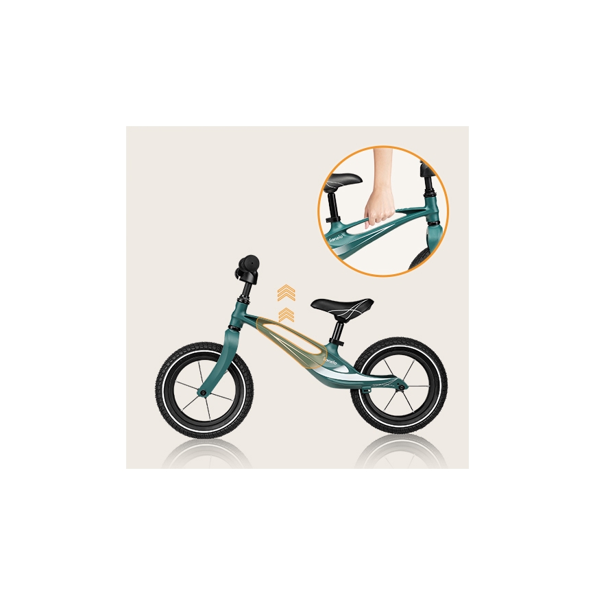 Lionelo - balansinis dviratukas BART AIR žalias
