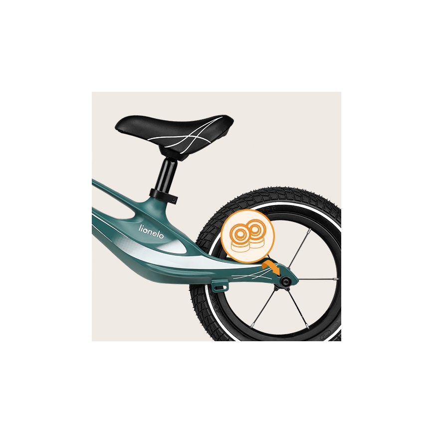 Lionelo - balansinis dviratukas BART AIR žalias