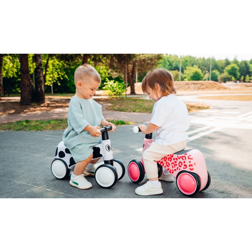 Lionelo - balansinis dviratukas SAMMY juoda/balta