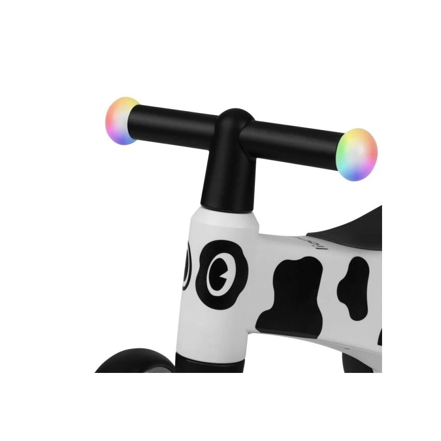 Lionelo - balansinis dviratukas SAMMY juoda/balta