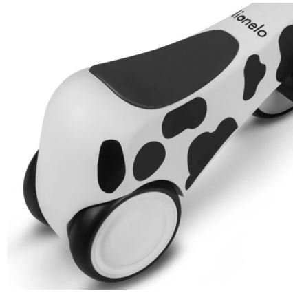 Lionelo - balansinis dviratukas SAMMY juoda/balta