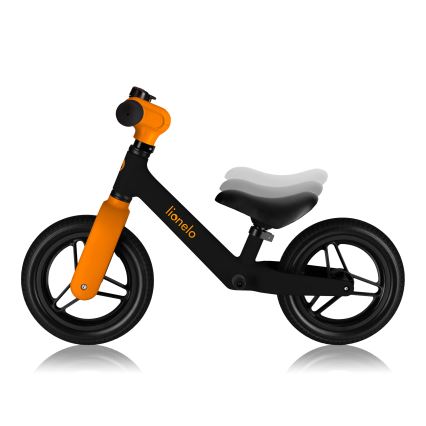 Lionelo - balansinis dviratukas TONI juoda/oranžinė