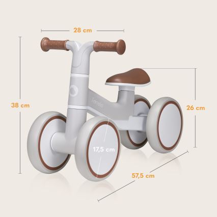 Lionelo - balansinis dviratukas VILLY Beige Latte