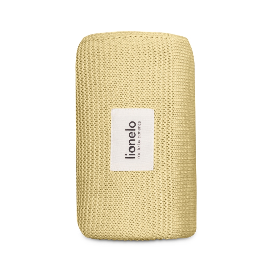 Lionelo - bambukinė antklodė BAMBOO BLANKET 75x100 cm Geltona Citrina