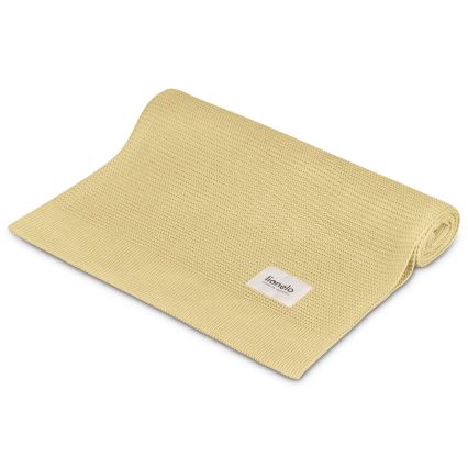 Lionelo - bambukinė antklodė BAMBOO BLANKET 75x100 cm Geltona Citrina