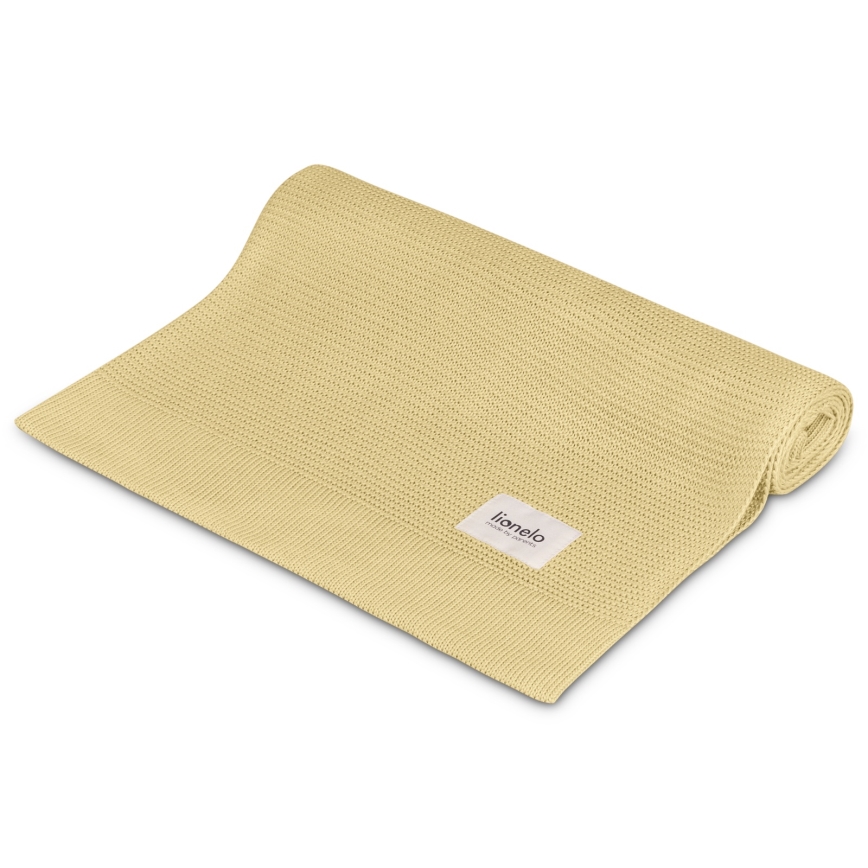 Lionelo - bambukinė antklodė BAMBOO BLANKET 75x100 cm Geltona Citrina