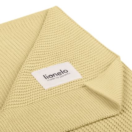 Lionelo - bambukinė antklodė BAMBOO BLANKET 75x100 cm Geltona Citrina