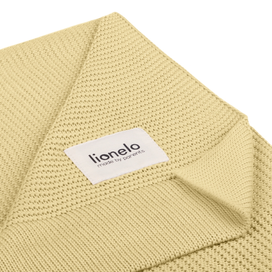Lionelo - bambukinė antklodė BAMBOO BLANKET 75x100 cm Geltona Citrina