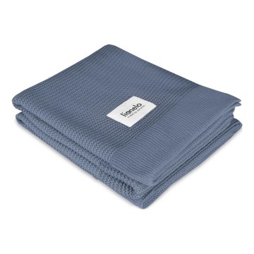 Lionelo - Bambukinė antklodė BAMBOO BLANKET 75x100 cm Mėlyna