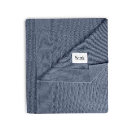 Lionelo - Bambukinė antklodė BAMBOO BLANKET 75x100 cm Mėlyna