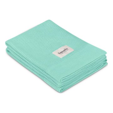 Lionelo - bambukinė antklodė BAMBOO BLANKET 75x100 cm mėtų spalvos