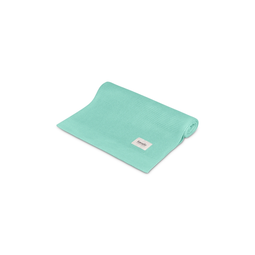 Lionelo - bambukinė antklodė BAMBOO BLANKET 75x100 cm mėtų spalvos