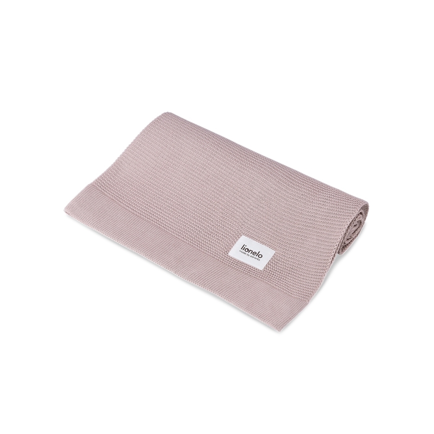 Lionelo - Bambukinė antklodė BAMBOO BLANKET 75x100 cm Rožinė