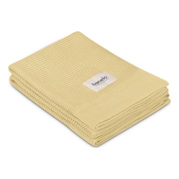 Lionelo - bambuko antklodė BAMBOO BLANKET 75x100 cm citrininė geltona