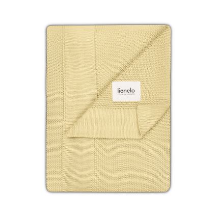 Lionelo - bambuko antklodė BAMBOO BLANKET 75x100 cm citrininė geltona