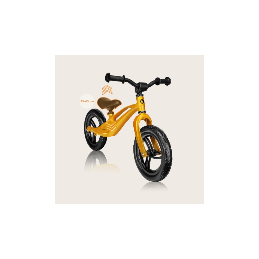 Lionelo - BART balansinis dviratukas, geltonas
