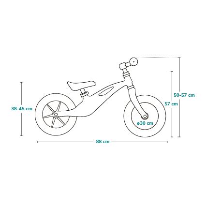 Lionelo - BART balansinis dviratukas, geltonas