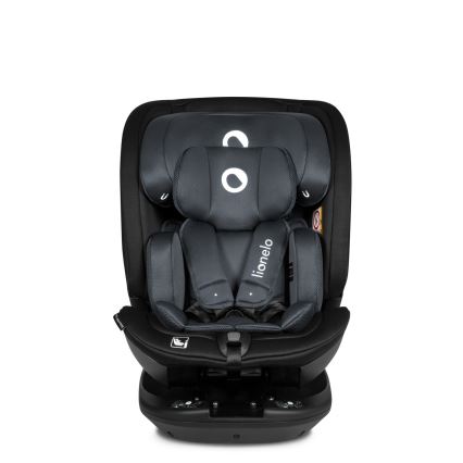 Lionelo - BASTIAAN i-Size 40-150 cm pasukama automobilinė kėdutė su baze, Pilkas akmuo