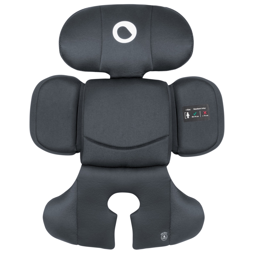 Lionelo - BASTIAAN i-Size 40-150 cm pasukama automobilinė kėdutė su baze, Pilkas akmuo