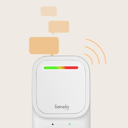 Lionelo - Belaidė įkraunama kūdikio garso stebėjimo priemonė BABYLINE 2.2 5V