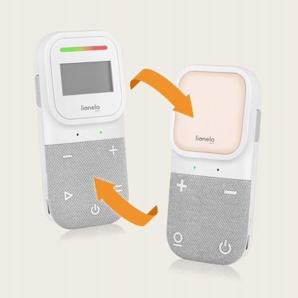 Lionelo - Belaidė įkraunama kūdikių garso stebėjimo priemonė BABYLINE 2.3 5V