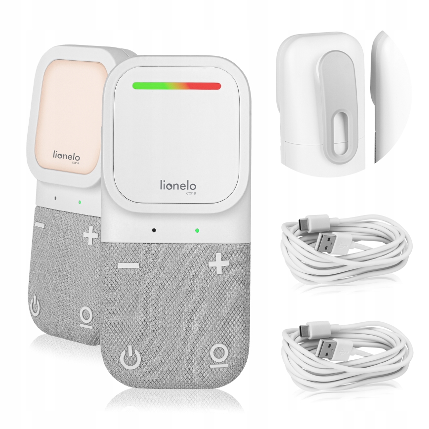 Lionelo - Belaidis įkraunamas garso kūdikių monitorius BABYLINE 2.2 5V