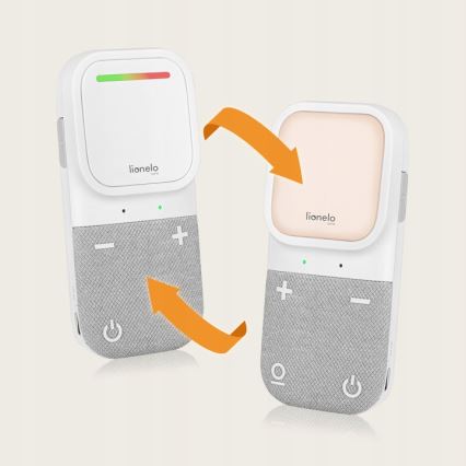 Lionelo - Belaidis įkraunamas garso kūdikių monitorius BABYLINE 2.2 5V