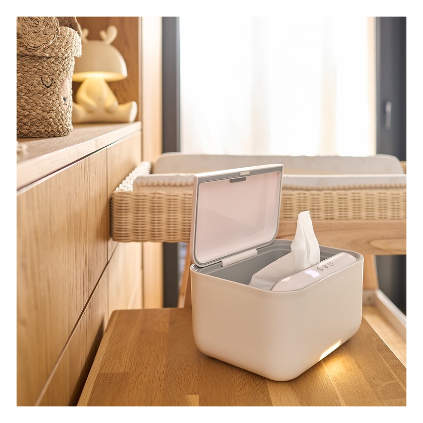 Lionelo - Drėgnųjų servetėlių šildytuvas BABYBLISS 20W/230V
