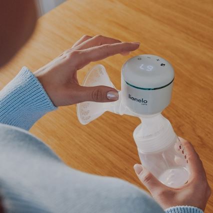 Lionelo - Įkraunama elektrinė pientraukė FIDI PLUS 5V 1200 mAh 180 ml