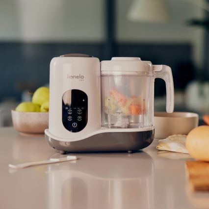 Lionelo - Garinė viryklė 5in1 BABYMENU 110W/230V balta/pilka