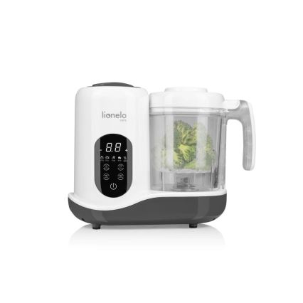 Lionelo - Garinė viryklė 5in1 BABYMENU 110W/230V balta/pilka
