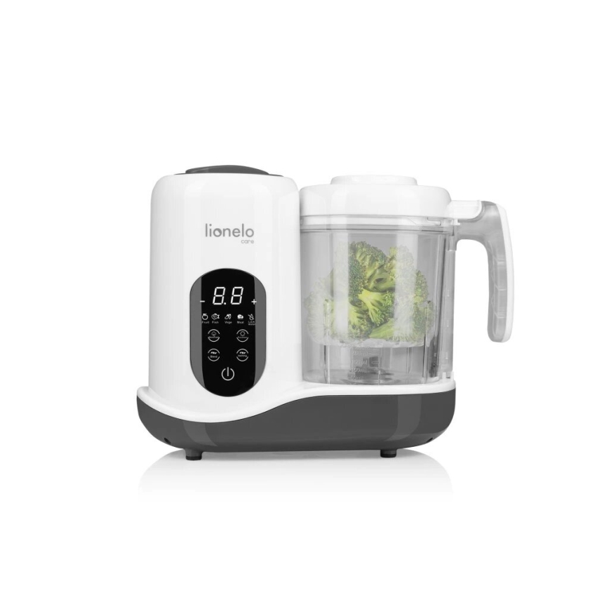 Lionelo - Garinė viryklė 5in1 BABYMENU 110W/230V balta/pilka