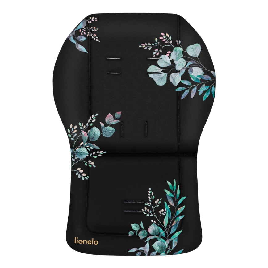 Lionelo - Įdėklas vežimėliui SEATLINER Golden Moments Juoda