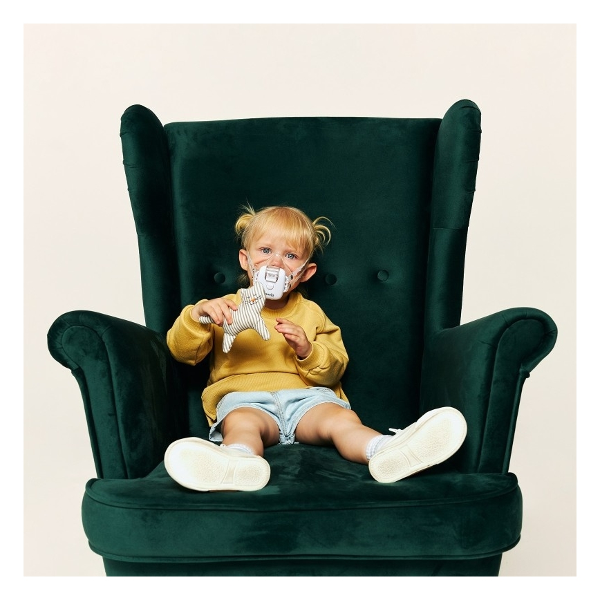 Lionelo - Įkraunama vaikų inhaliacinė kaukė NEBI AIR 5V