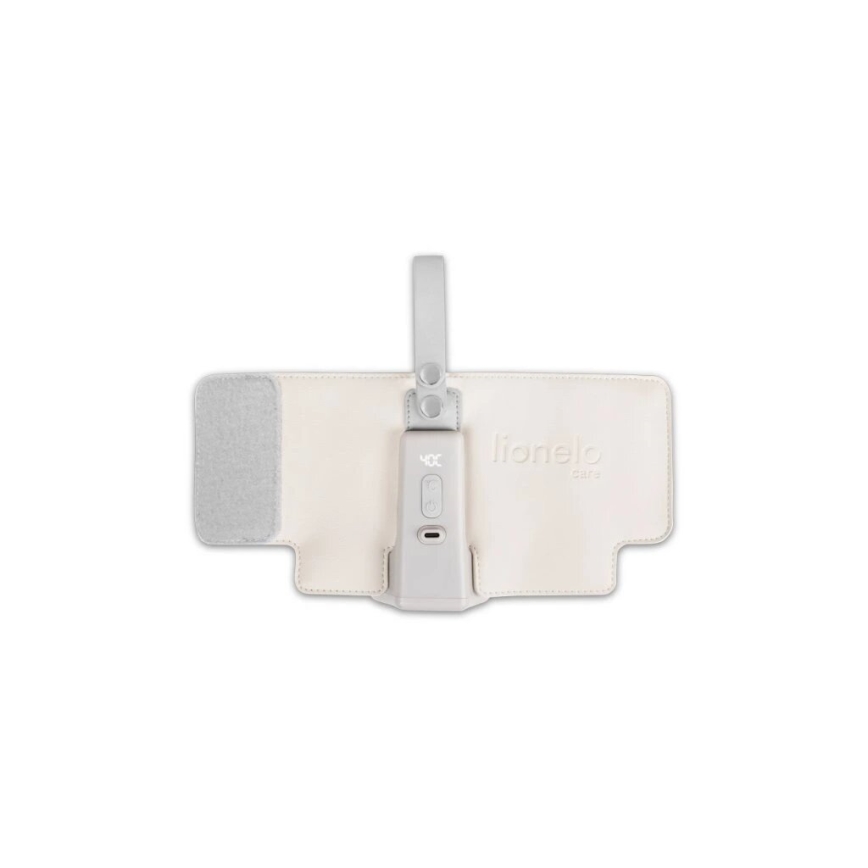 Lionelo - Įkraunamas buteliuko šildytuvas THERMUP GO PLUS 10W/5V smėlio spalva