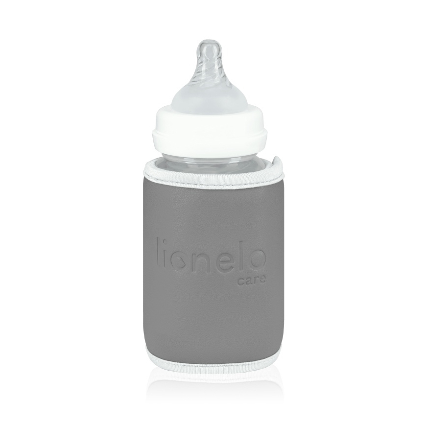 Lionelo - Įkraunamas buteliukų šildytuvas THERMUP GO 18W/5V pilkas/sidabrinis