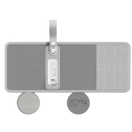 Lionelo - Įkraunamas buteliukų šildytuvas THERMUP GO 18W/5V pilkas/sidabrinis