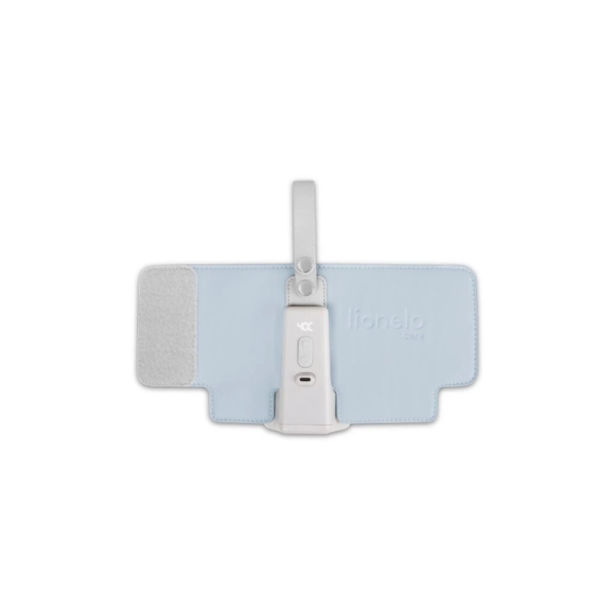Lionelo - Įkraunamas buteliukų šildytuvas THERMUP GO PLUS 10W/5V mėlyna/pilka