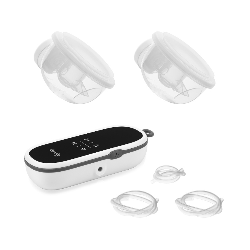 Lionelo - Elektrinė įkraunama dviguba krūtų pieno siurbimo pompa TWEE FREE 5V 1500 mAh 150 ml