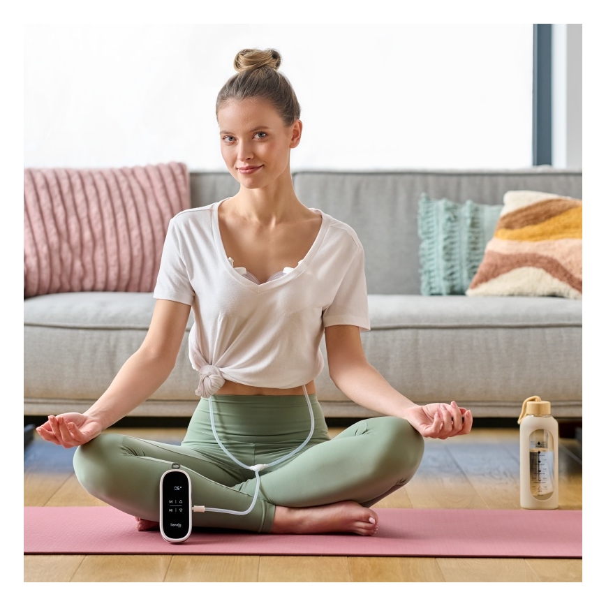 Lionelo - Elektrinė įkraunama dviguba krūtų pientraukė TWEE FREE 5V 1500 mAh 150 ml