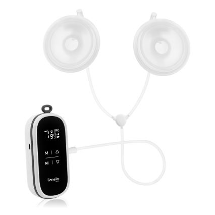 Lionelo - Elektrinė įkraunama dviguba krūtų pientraukė TWEE FREE 5V 1500 mAh 150 ml