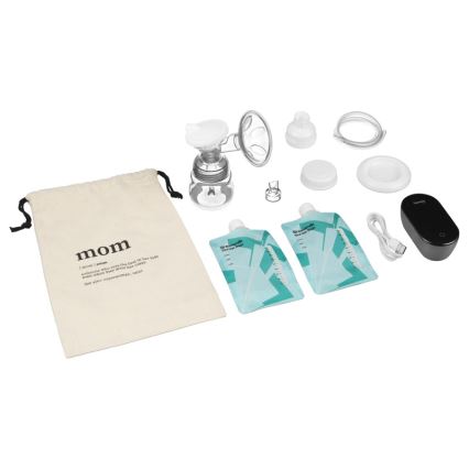 Lionelo - įkraunama elektrinė motinos pieno pientraukė FIDI GO 5V 1200 mAh 150ml